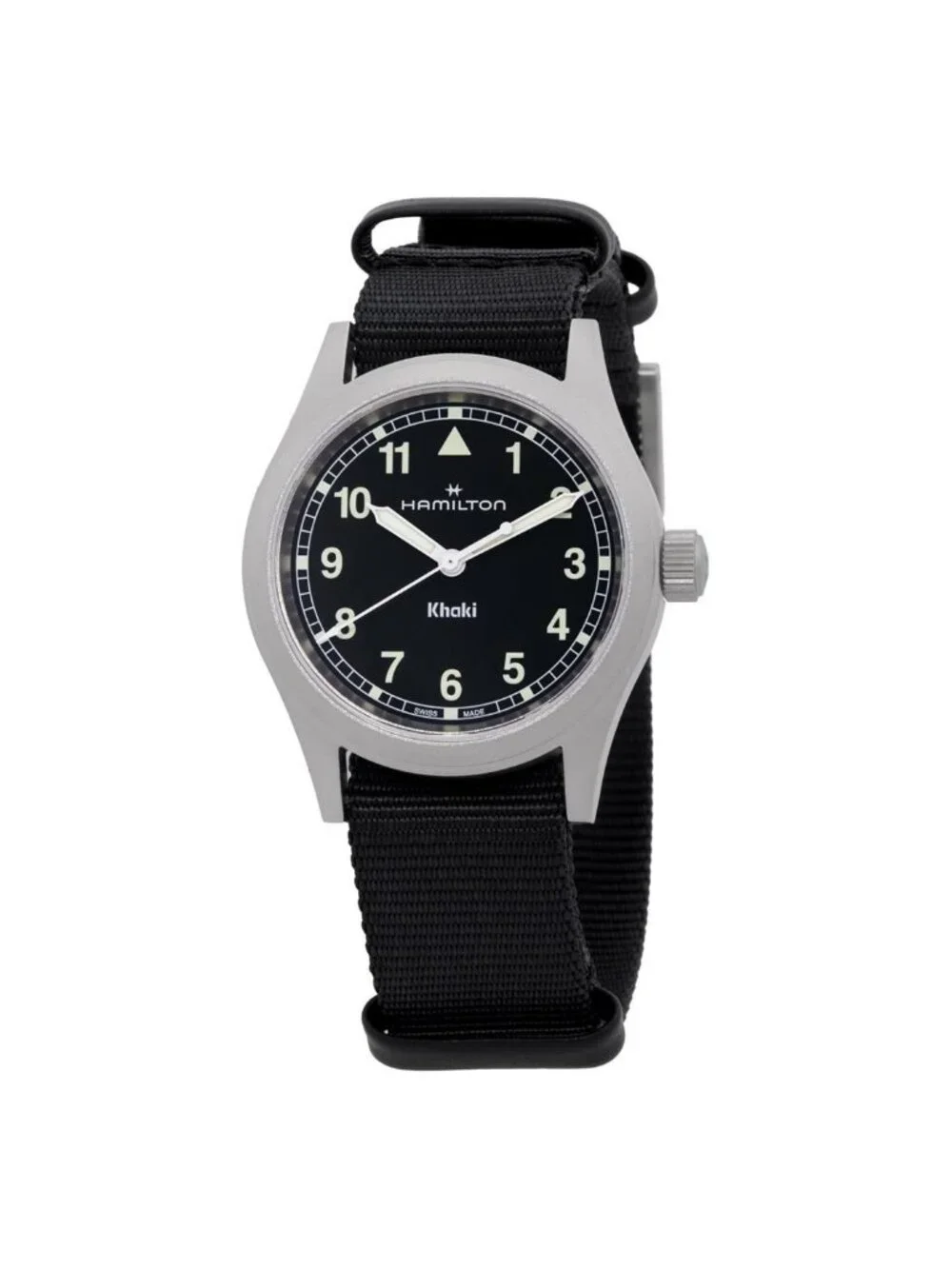 NWT Hamilton Khaki Field Quartz Black Dial Watch